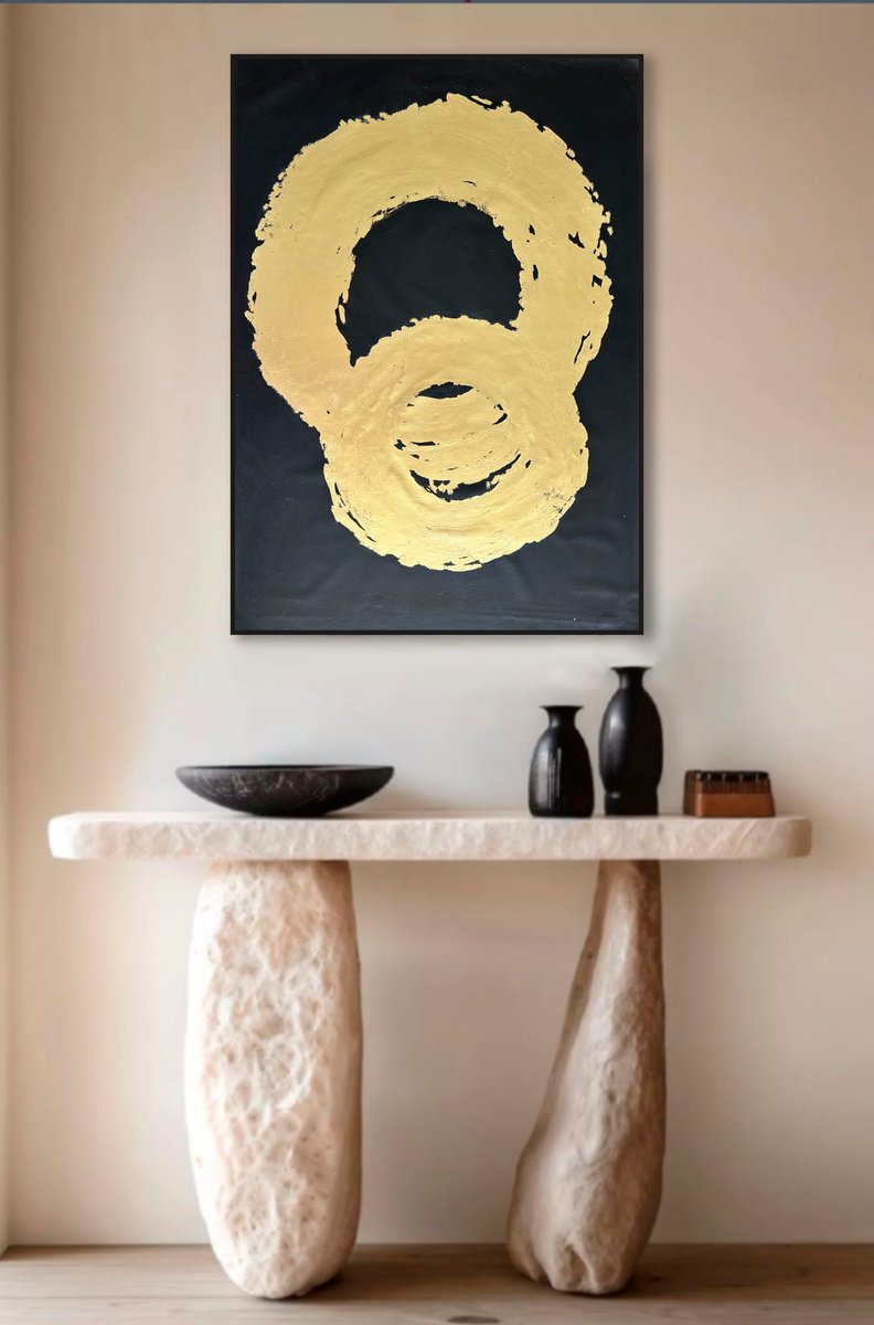 Abstract Painting By Alexandra Dobreikin, 28 X 39, Placidity, Original Artwork