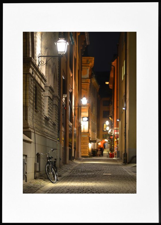 " Old street. Stockholm " Limited edition 1 / 50