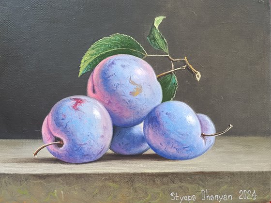 Still Life with Plums