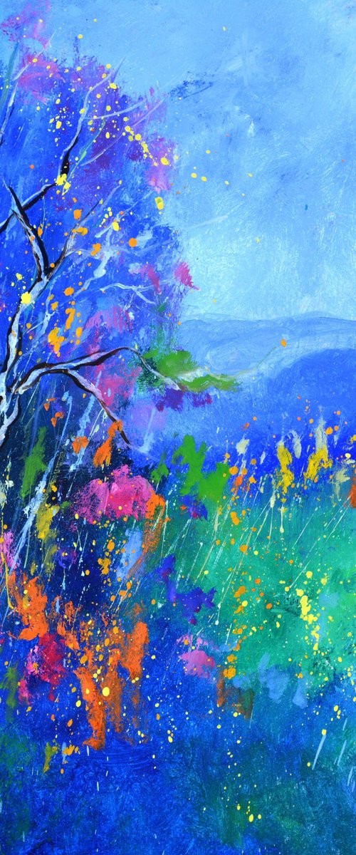 Blue meadow by Pol Henry Ledent