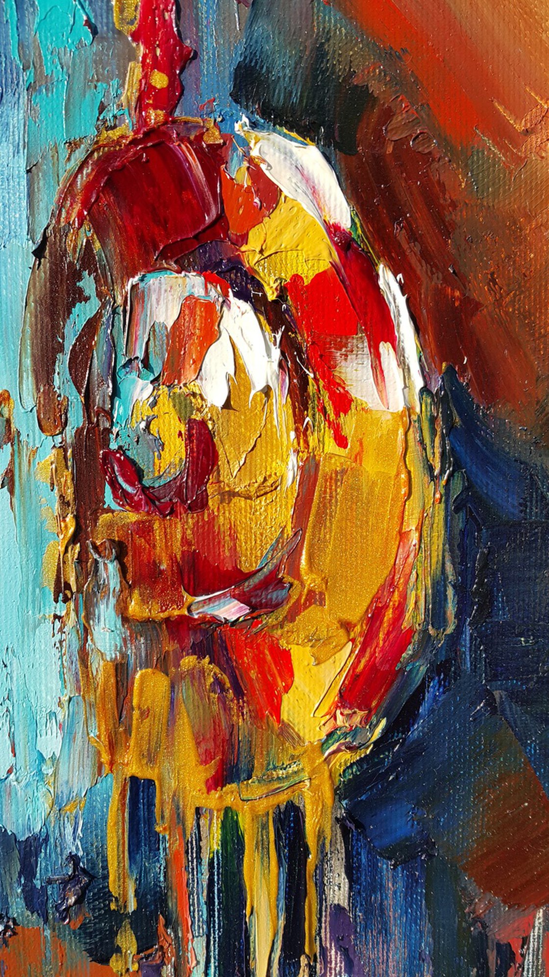 Original Oil Painting - Reflection of a Dream by Viktoria Lapteva