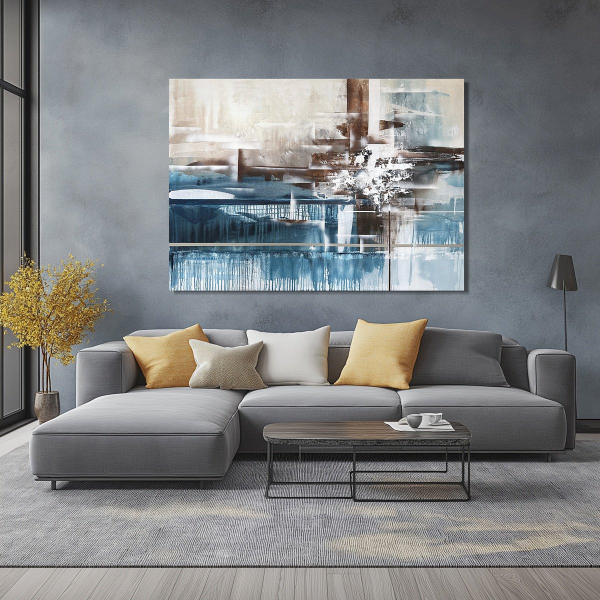 Layered Confluence By Tatiana Malinovscaia, 55 X 39, Artwork For Sale On Artfinder