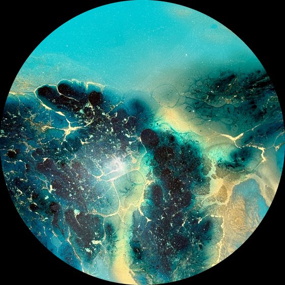Golden Halo, Blue Depth #2