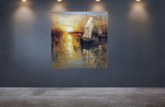 " Harbor of destroyed dreams - There comes a moment when gold loses all its luster "