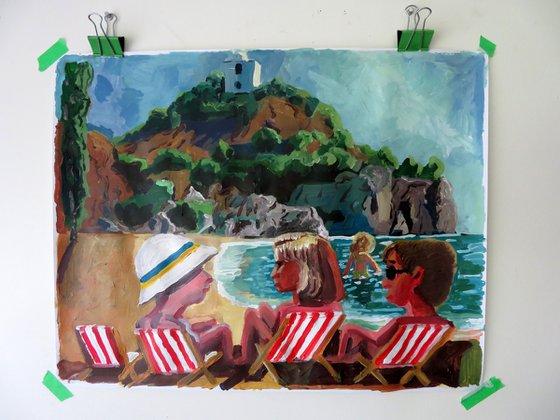 Mediterranean beach holiday