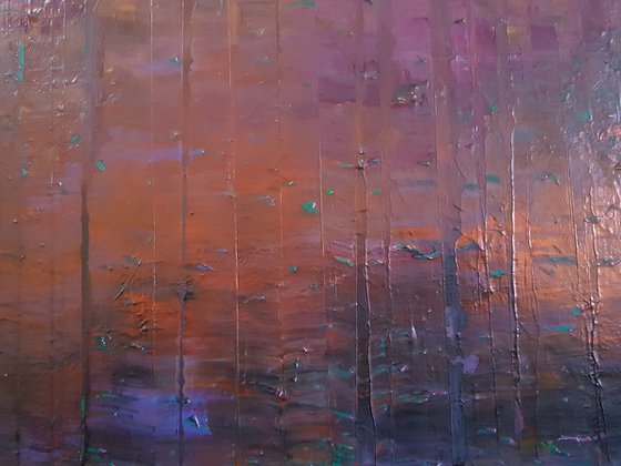 Fata Morgana No. 5 - XXL  abstract landscape painting