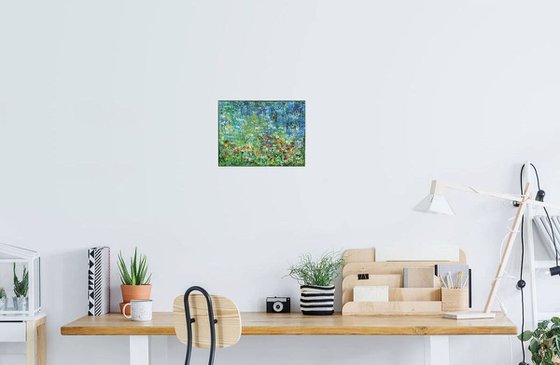 Blooming Wild Flowers - inspired by Monet #gift idea#