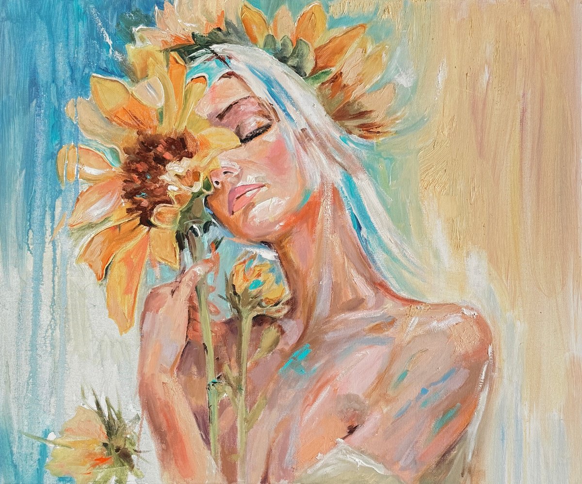 Expressive Oil Painting , Harmony By Irina Ponna, 24 X 20, Artwork For Sale On Artfinder