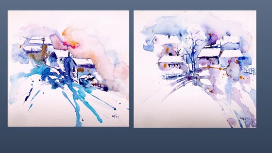 Winter village collection