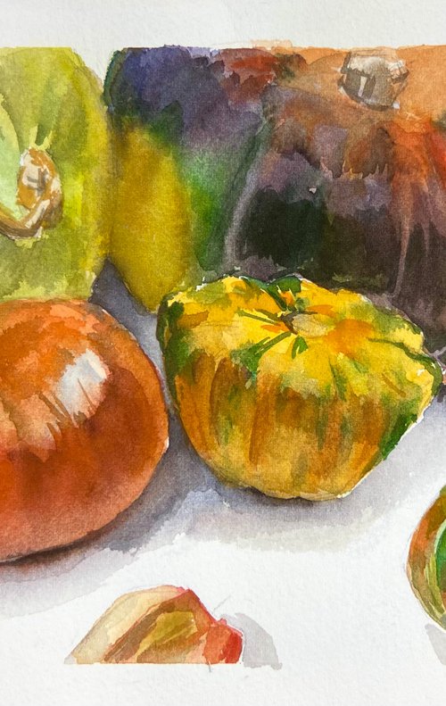 Pumpkins by Nataliia Nosyk