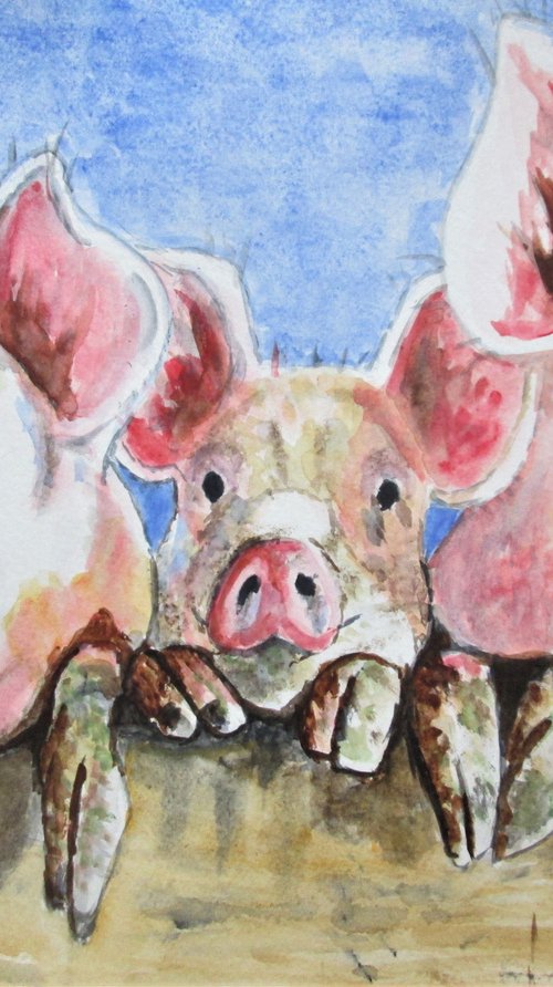 Three Little Pigs by MARJANSART