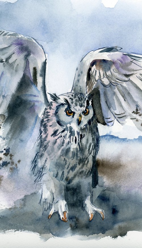 The Owl by Olga Tchefranov (Shefranov)