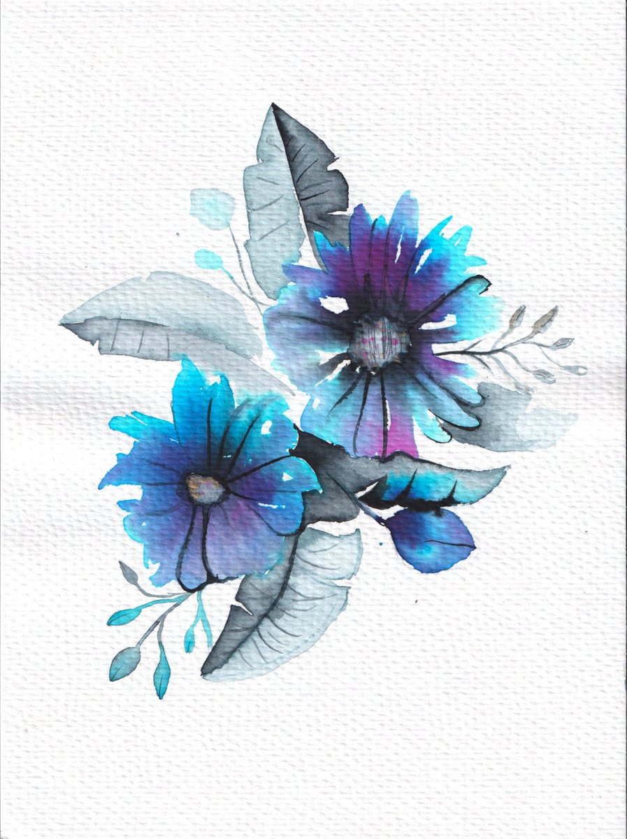 Floral illustration by Anamaria
