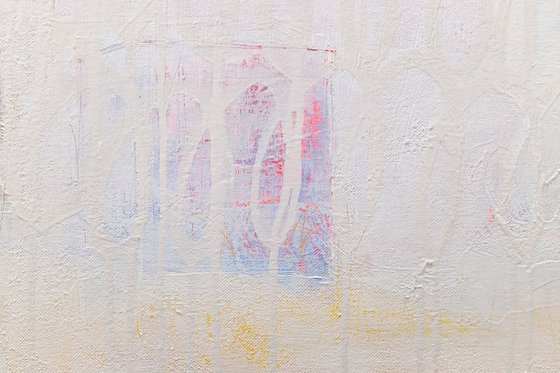 Layered Memories - White Abstract