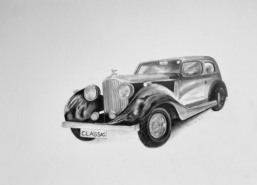 Classic car by Maxine Taylor