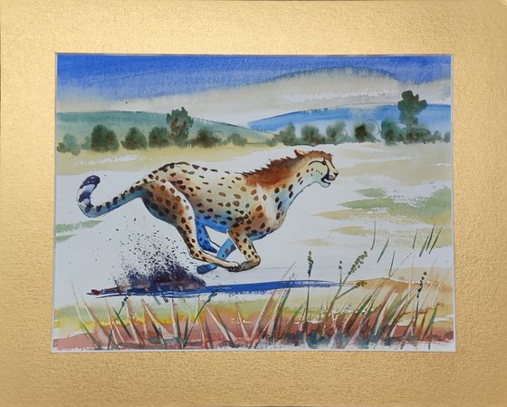 Running Cheetah