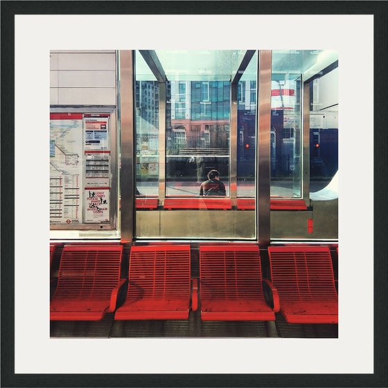 Red - Colour Photography Print, 12x12 Inches, C-Type, Framed