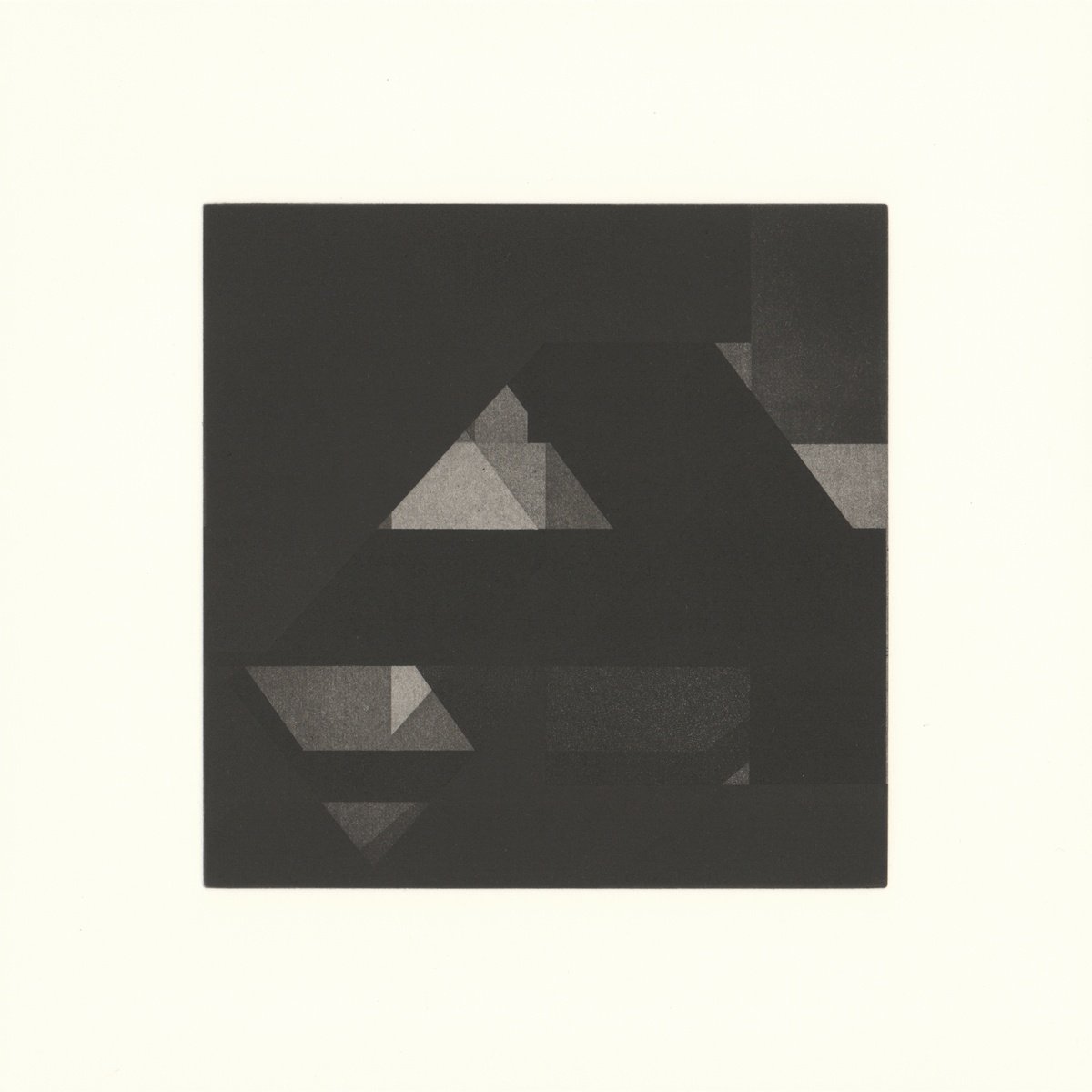 Geometric Abstract Etchings & Engravings By Richard Marsden, 13 X 13", Formula, Original Artwork