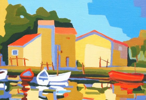 Riverside houses