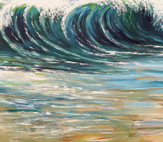 Seascape Breaking Waves D 6
