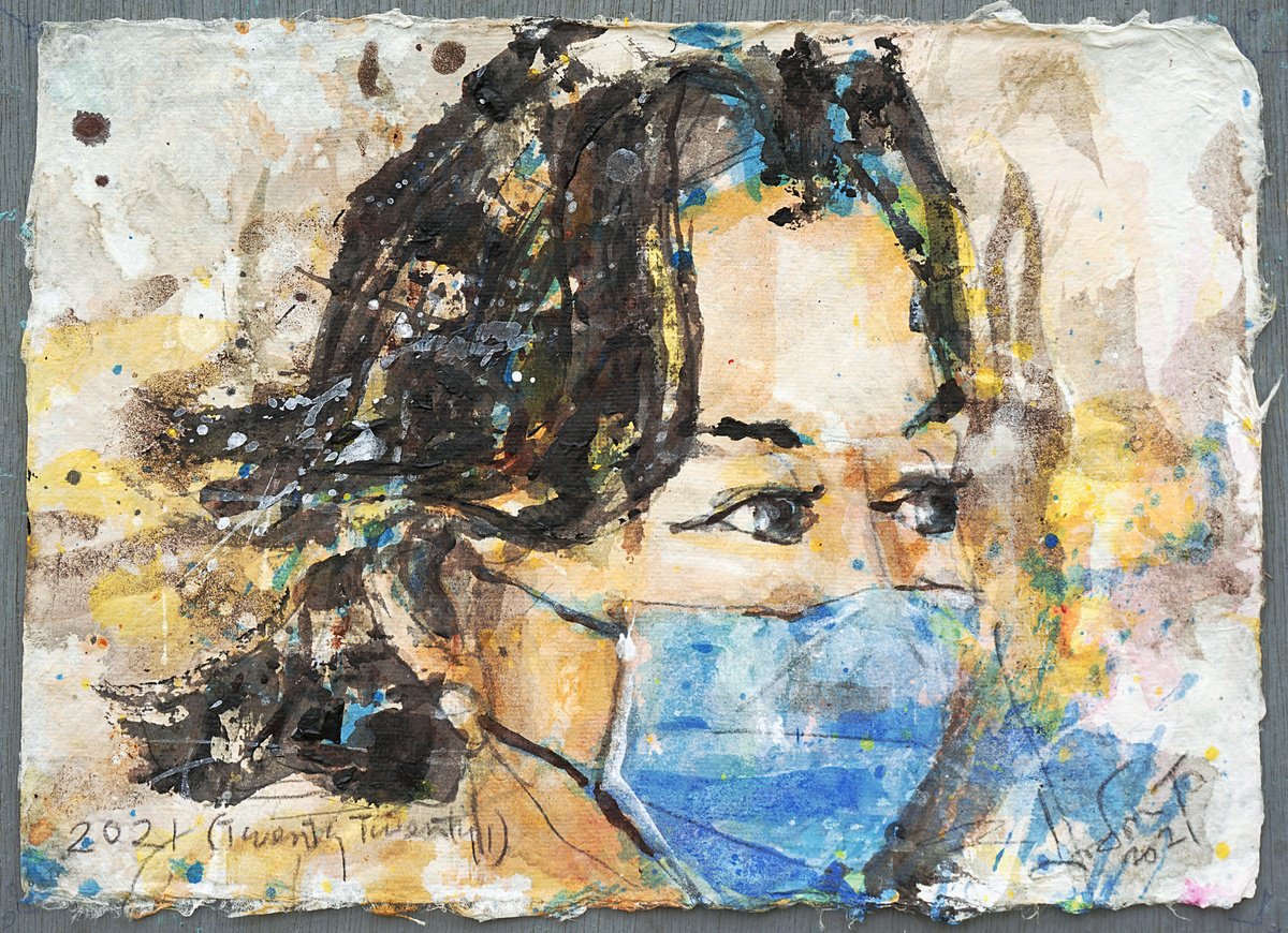 2021 (Twenty Twenty 1) By Gordon T., 14 X 10, Artwork For Sale On Artfinder