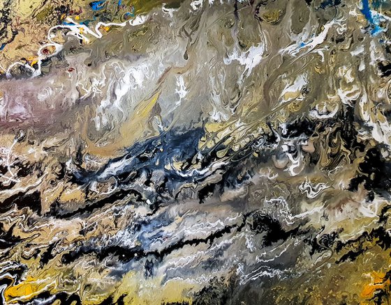 -Drifting- Original Abstract Painting.