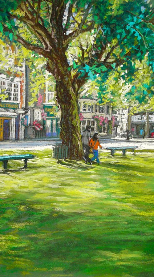 Richmond Green in Spring by Patricia Clements