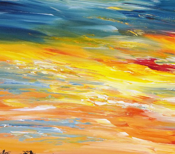 Romantic Evening Landscape A 2