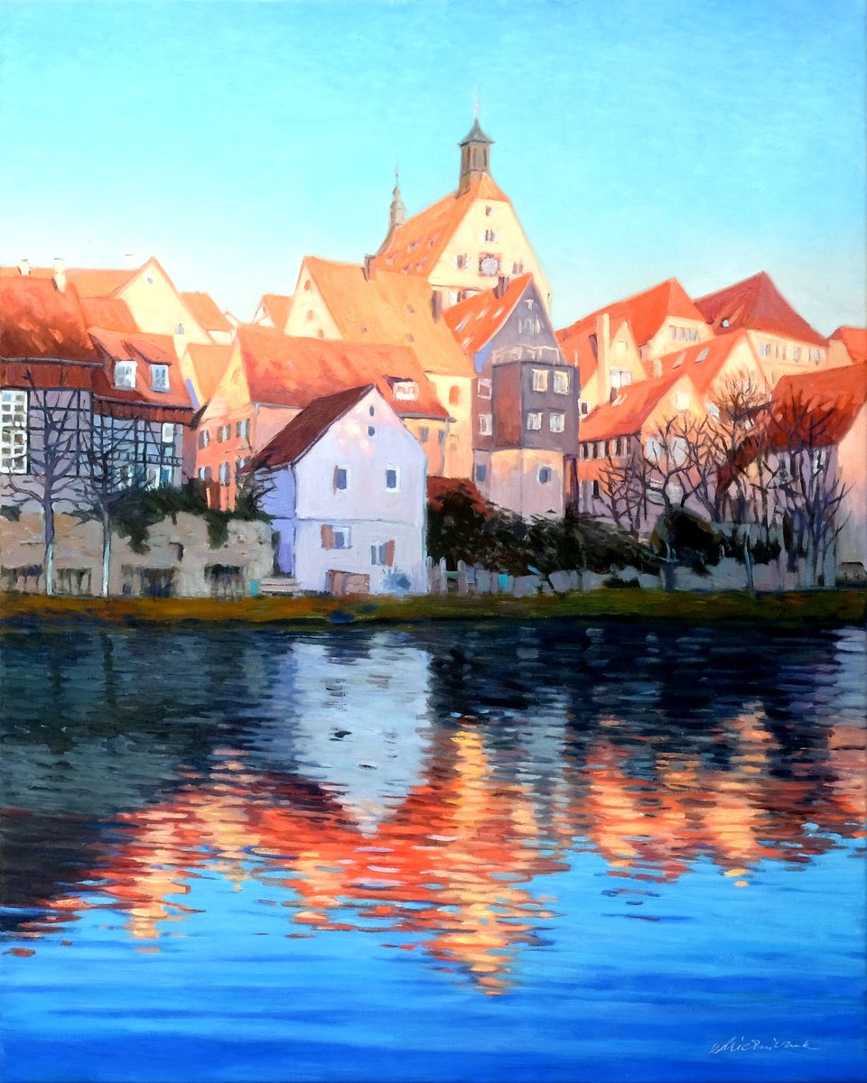 Old Town - Besigheim By Richard Mierniczak, 31 X 39, Artwork For Sale On Artfinder