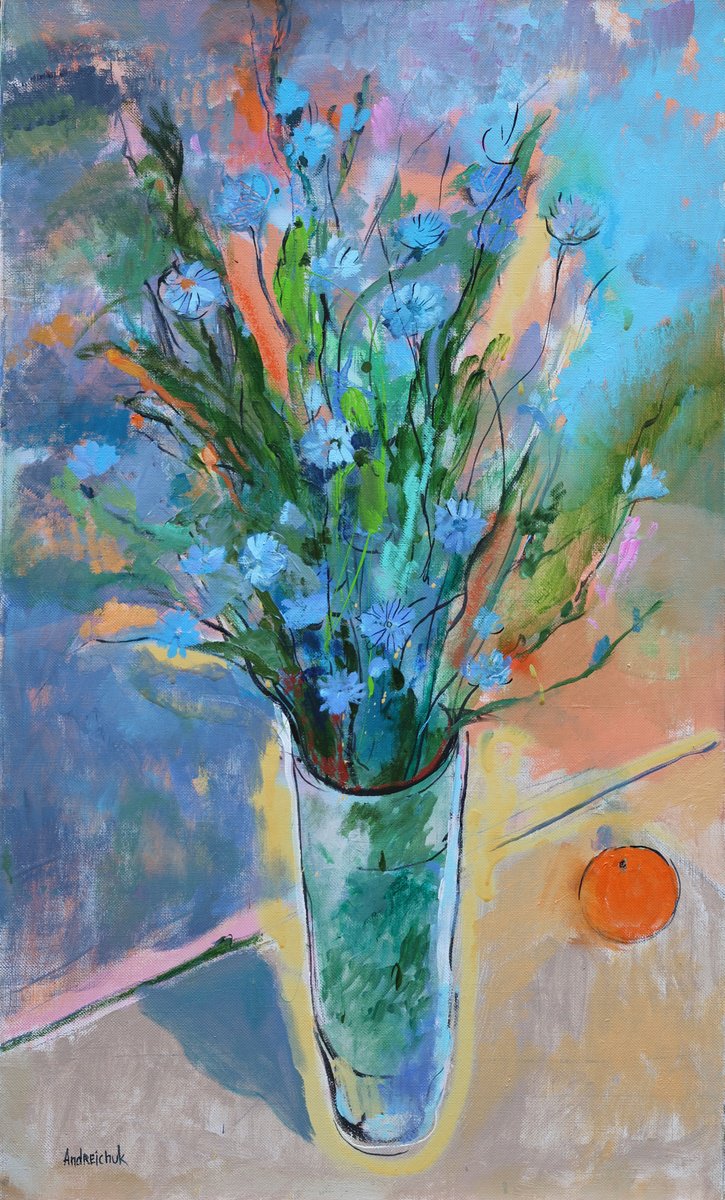  Wild Flowers By Artem Andreichuk, 24 X 39, Artwork For Sale On Artfinder