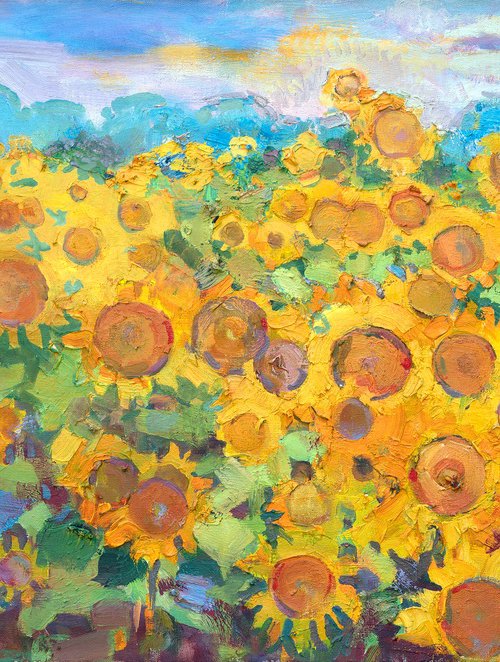 Sunflower morning by Anastasiia Grygorieva