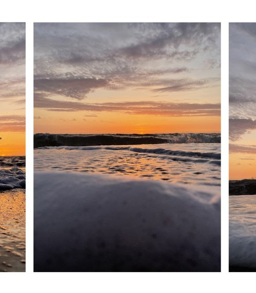 NT#171 Triptych sea by Mattia Paoli
