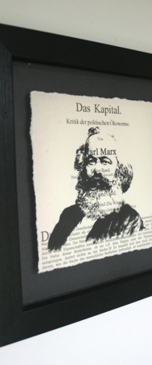 Marx - Das Kapital (Framed) by Peter Walters