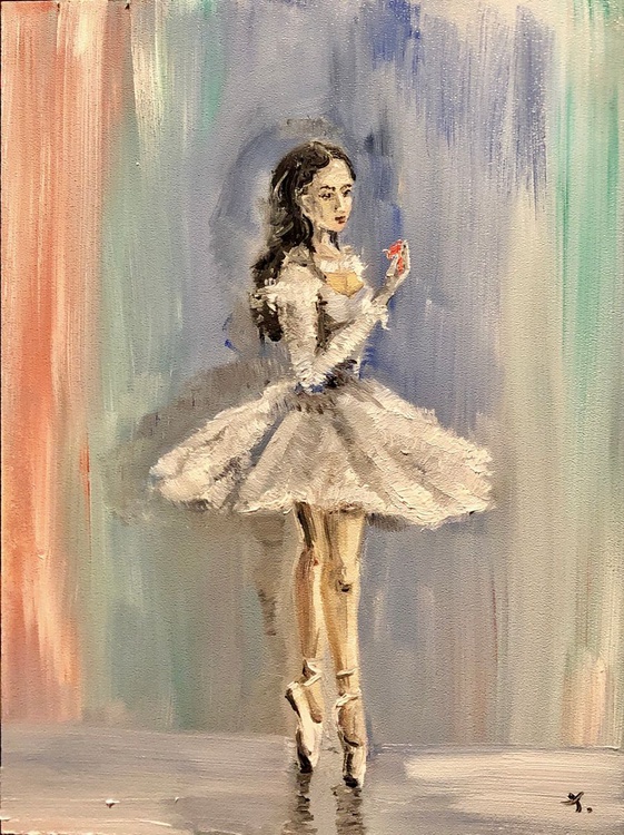Ballerina Oil Painting By Tanya Stefanovich Artfinder