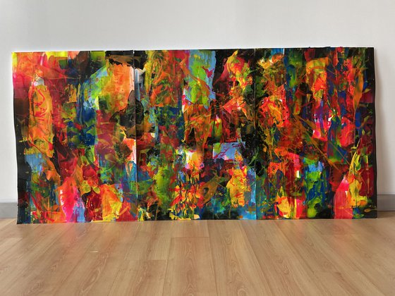 A Journey Through Color - Triptych