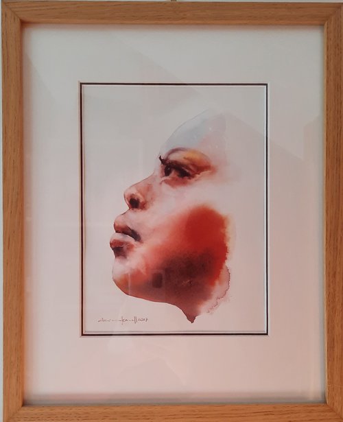 Eyes on Jesus - Original Watercolour Painting by Alison Fennell