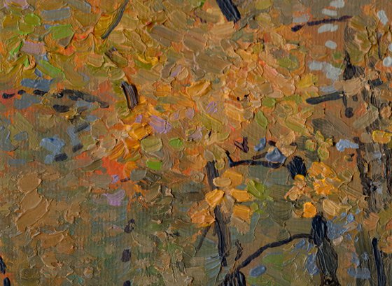 Tsaritsyno. Autumn leaves
