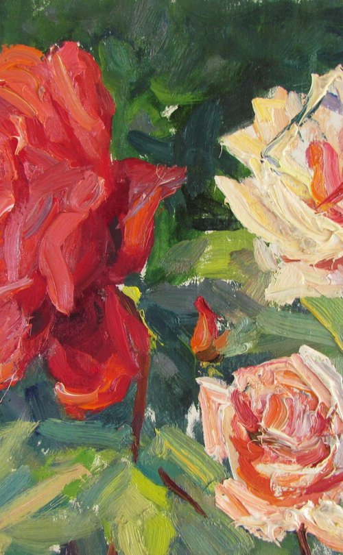 Roses by Viktoriia Pidvarchan