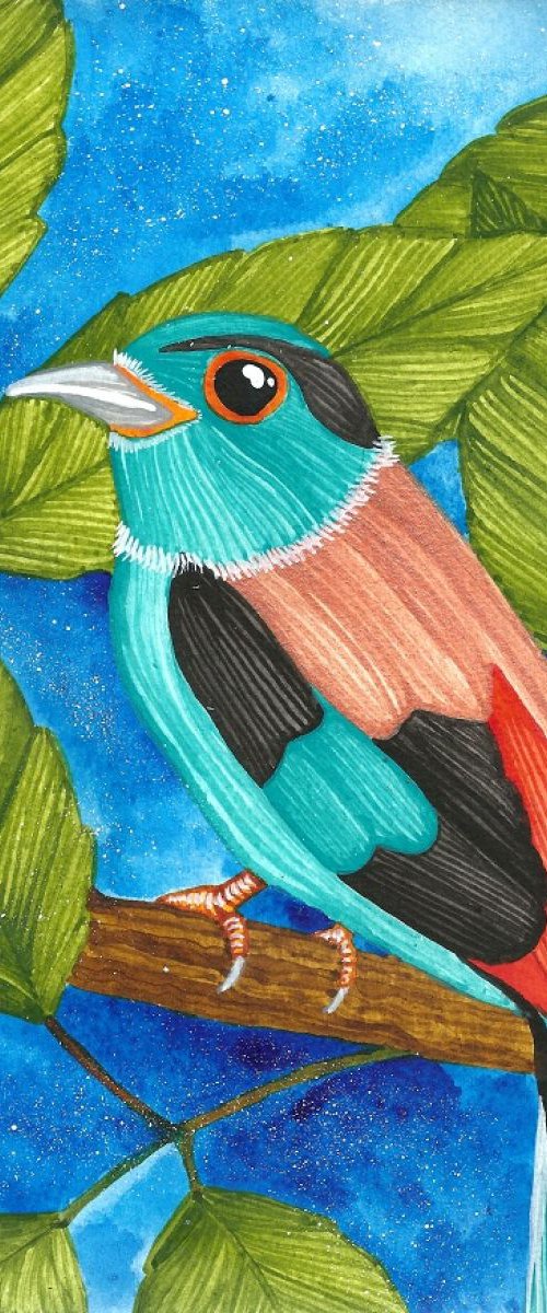 Copperwing Bird by Terri Smith