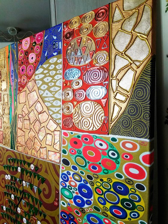 Tree of Life. Klimt abstract