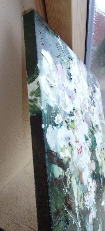 Especially For You White Roses Original Pain Artfinder