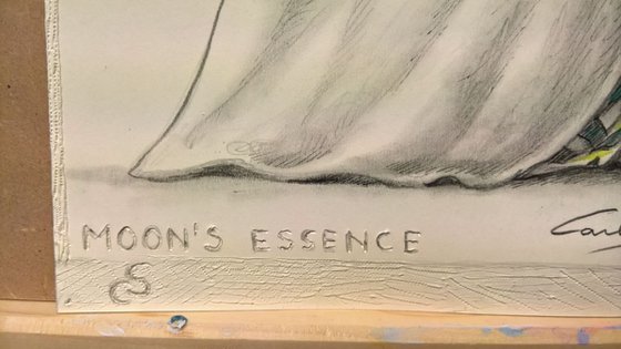 MOON'S ESSENCE ( pencils , indian ink)
