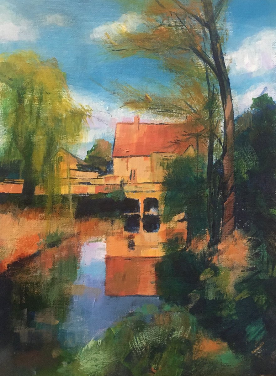 Holywell Mill and Ford Magdalen college by Stuart Roper