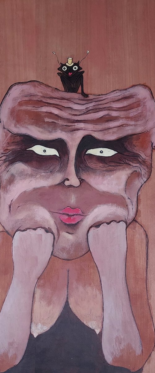 THE WEIGHT OF THE WORLD. New painting by ZheKa