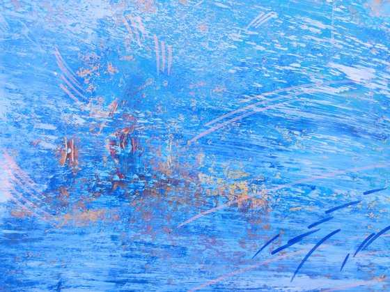 Landscape with splashes