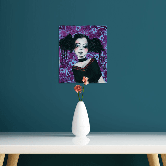 Porcelain Doll 2 - Modern Abstract Portrait Gift Idea