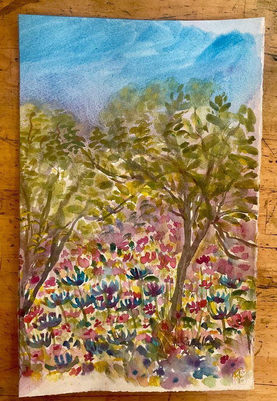 Flower orchard