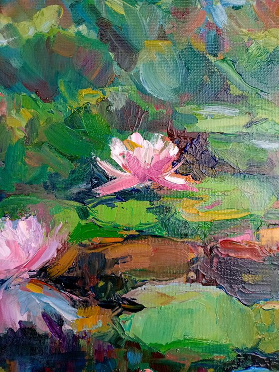 Pond with Water Lilies