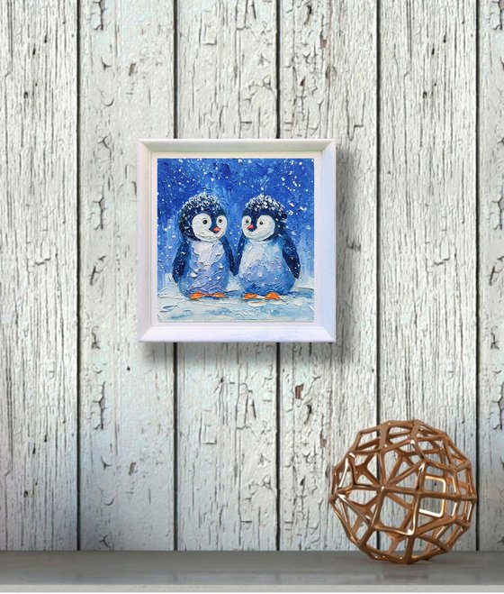 Two penguins Painting