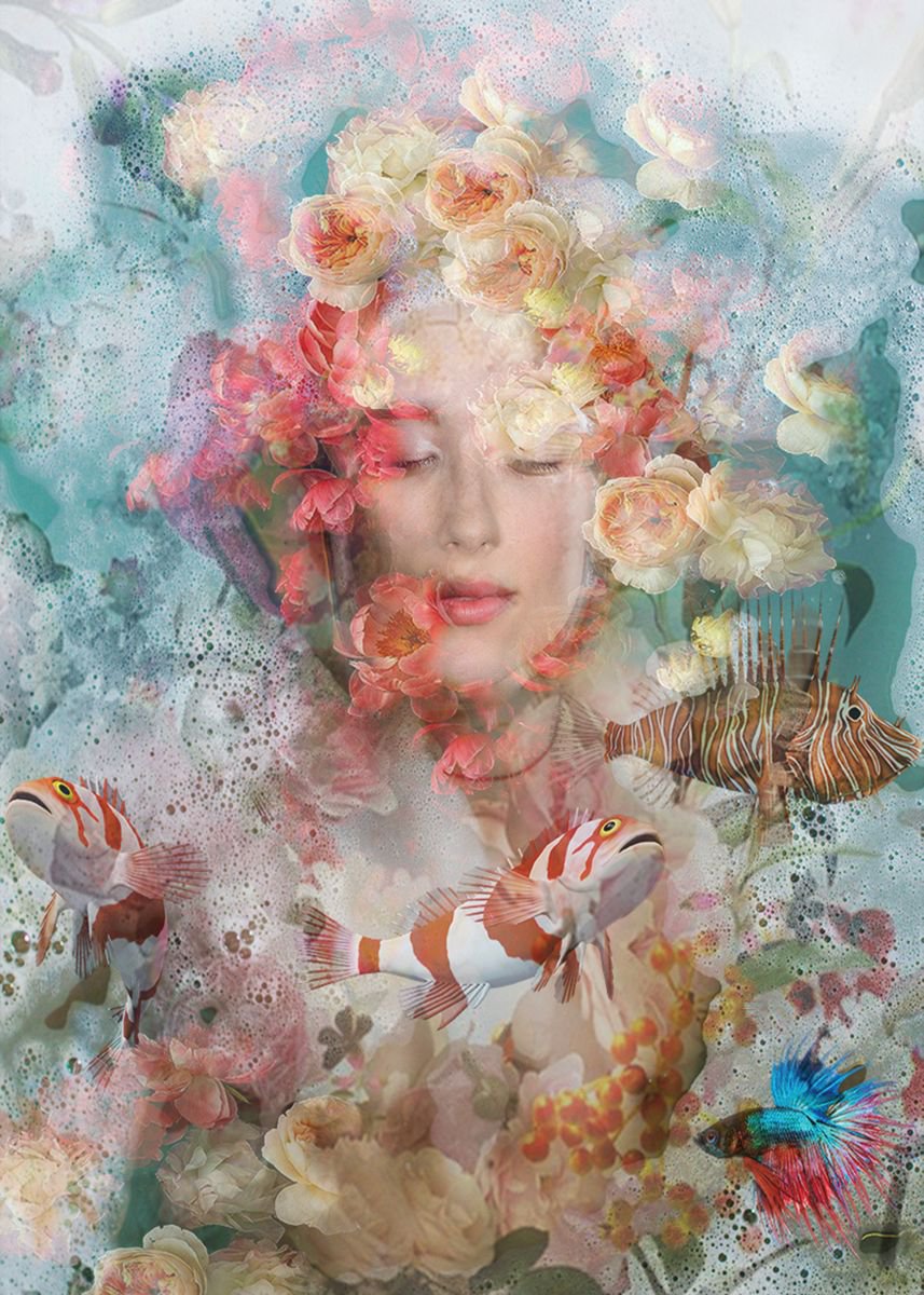 Illustrative Portrait Photograph By Srdjan Jevtic, 20 X 28", Dreams, Original Artwork
